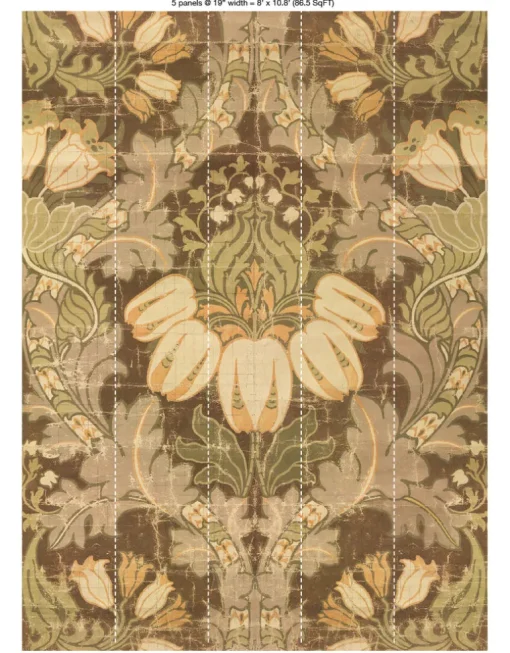MRV-02 Big Pattern "Luther" Mural by Mr & Mrs Vintage