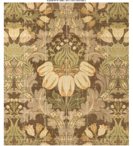 MRV-02 Big Pattern "Luther" Mural by Mr & Mrs Vintage