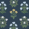 Mughal Rose Navy RP7351