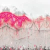 Neon Bunting, Soho Pink