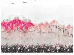 Neon Bunting, Soho Pink