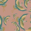Pachamama, Rose Velvet Fabric