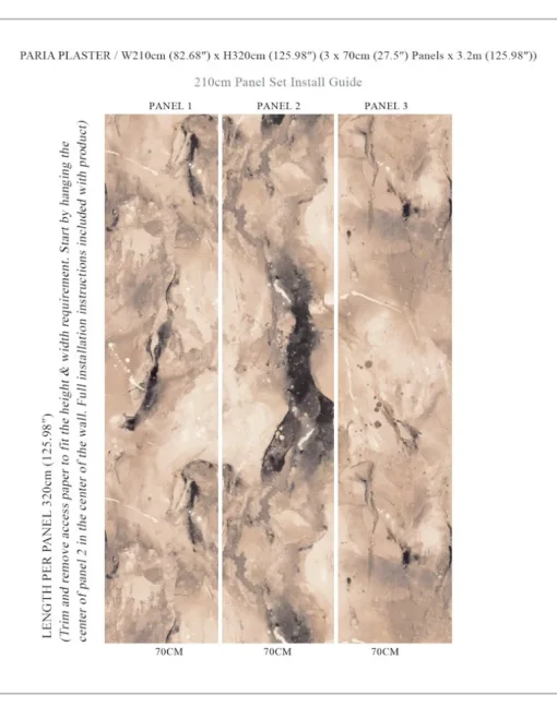 Paria, Plaster