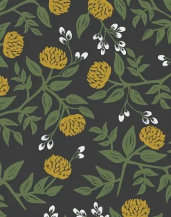 Peonies, Black & Gold RI5151