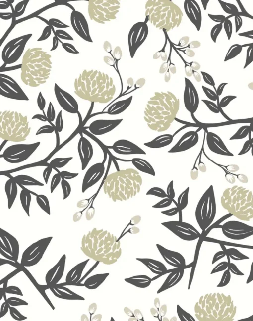 Peonies, White and Black RI5150