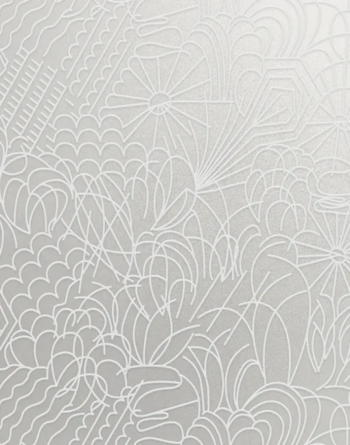 Pop, White Flock/Silver Lustre