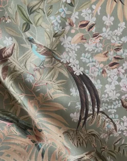 Resplendent Woods Linen Fabric, Willow