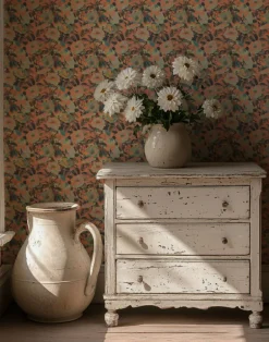 Rococo Roses, Coral