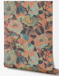 Rococo Roses, Coral