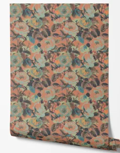 Rococo Roses, Coral