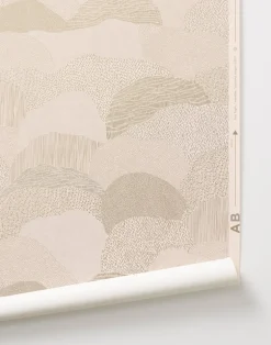 Roll Right, Gold on Blush