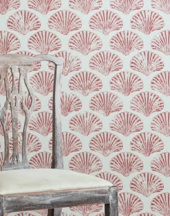 Scallop Shell, Red