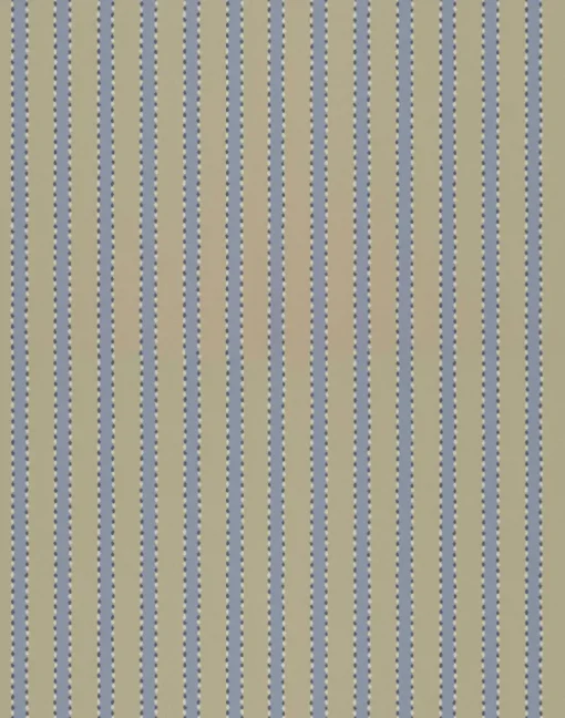 Stitched Stripe, Washed Denim