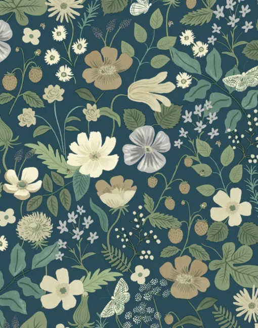 Strawberry Fields Teal RP7359