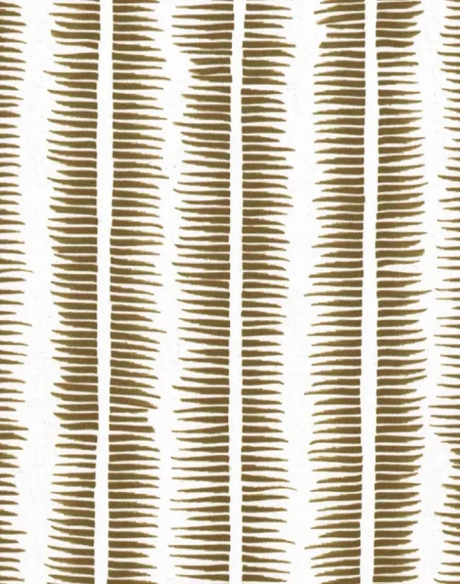 Textured Stripe, Gold on White