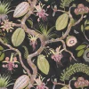 Theobroma, Leaf on Grey
