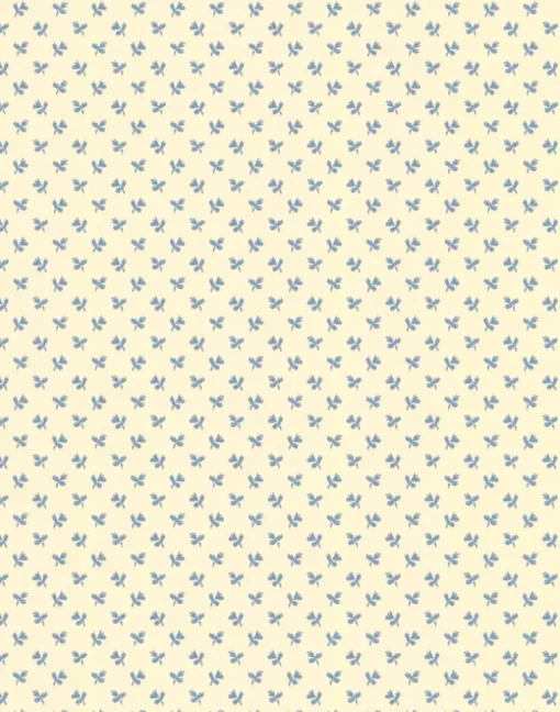 Tiny Flower, Faded Denim