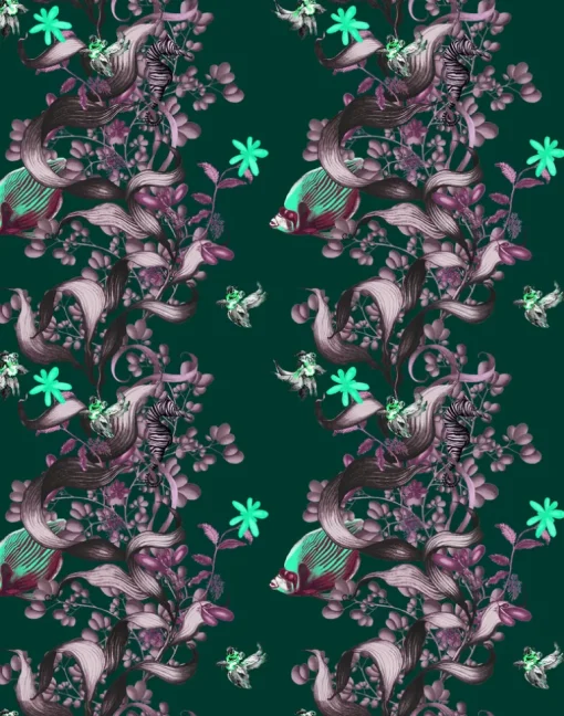 Underwater Wonderland, Lime Flowers