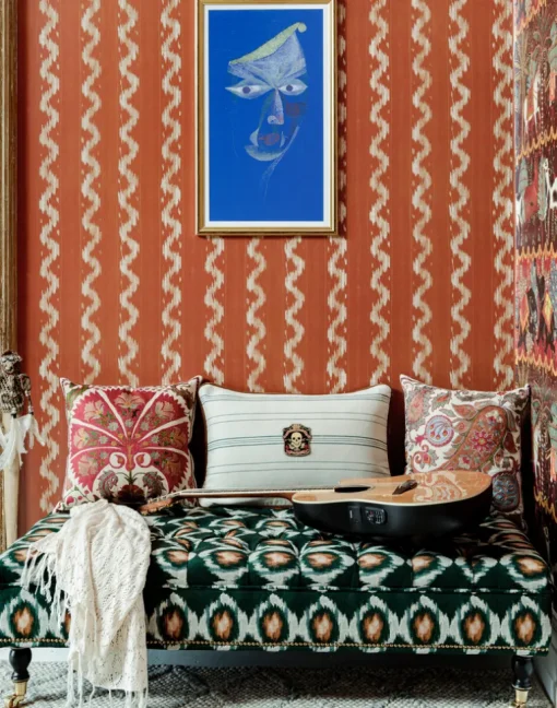Vintage Ikat, Apricot