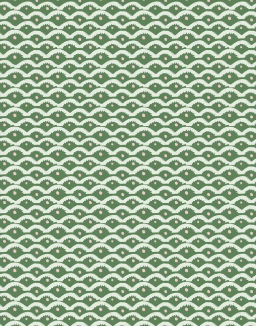Wiggly Squiggly, Green and Pink - SMALL SCALE
