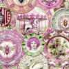 Wonderland Plates, Green